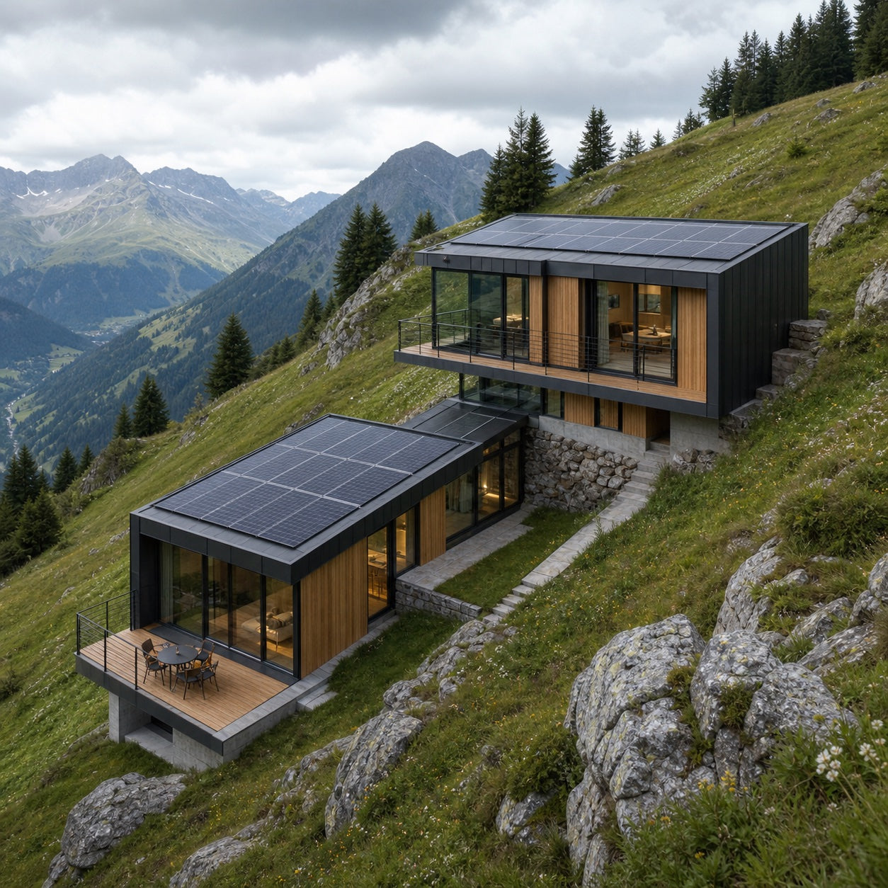 Maison solaire projet sur mesure